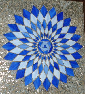 Blues Glass Mosaic