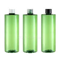 plastic shampoo bottles