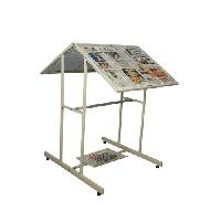 Library Newspaper Reading Stand