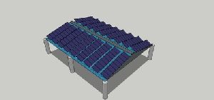 Solar Tin Shed Structure