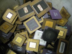 Ceramic Gold CPU Scraps
