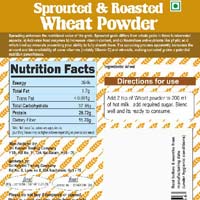 Sprouted and Roasted Wheat Powder