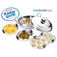 Stainless Steel Multi Kadai