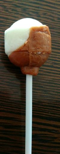 12 gm Choco Milk Lollipop with Whistle
