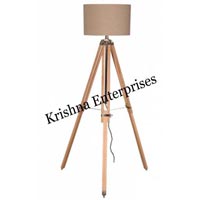 Designer Wooden Lamp Stand