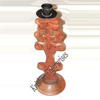 wooden candle stand