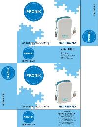 Pronik Pro 80 Hearing Aid