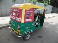 Auto Rickshaw Advertising with New Soft Top Hood