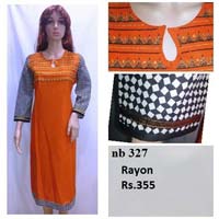 Rayon Kurtis