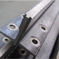 elevator guide rail with grinding