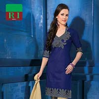 Blue Leaf Collection Ladies Dress Material