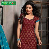 Vibrant Cotton Collection Ladies Dress Material