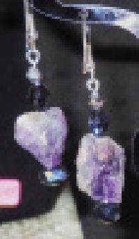 Purple Ice earrings
