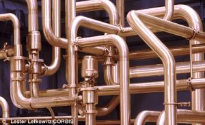copper pipes