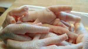 frozen chicken feet