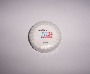 Colourful Printed Logo White Soap