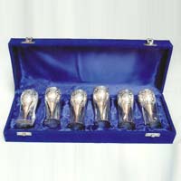 Silver Plated  Glass Set