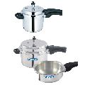 Deluxe Stainless Steel Outer Lid Pressure Cooker