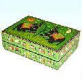 PAINTED WOODEN DECORATIVE JEWELERY BOXES