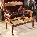 Decorative Antique Hand Carved Wooden Chairs Frame
