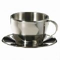 Steel Cup and Saucer
