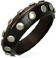 Wooden Steel Fashion Bangle Bracelet