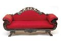 Red color traditional sofa furniture