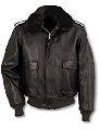 Mens Lambskin Black Leather Bomber Jacket