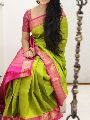 Glorious Green Color Soft Silk Designer Sarees-sd1024