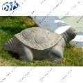 grey sandstone tortoise statue
