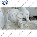 White Sandstone Small Elephant Statue