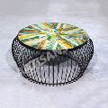 Antique Hand Painted Industrial Coffee table,