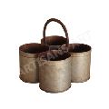 Antique Indian Tribal Metal Pot Crafts Stock ,