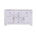 Antique Rustic White distressed Sideboard Cabinet