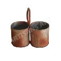 Old Antique Iron Handcrafted Pot,