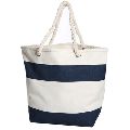 Canvas Handbags Tote Stripe Beach Bag
