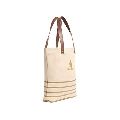 leather handle canvas tote bags