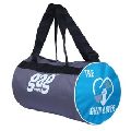 Newest fashion design folded durable canvas travel gym bags with shoes compartment