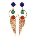 Gold Plated Brass Earring