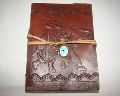 Embossed Handmade Leather Journal
