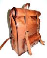 Genuine Leather Roll on Backpack Bag