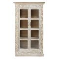 Carved Glass Door Bookcase