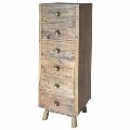 Wooden Six Drawers Tall