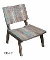antique wooden beach chair