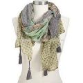 lady fashion scarves shawls with tassels