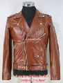 mens classic brando  leather jacket