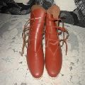 Medieval short leather Ankle warrior Boots