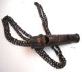 Nautical Antique Brass boy scout whistle key chain