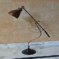Nautical Antique Brass lamp with Base Stand