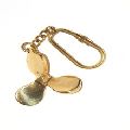 Nautical fan blade Brass key chain